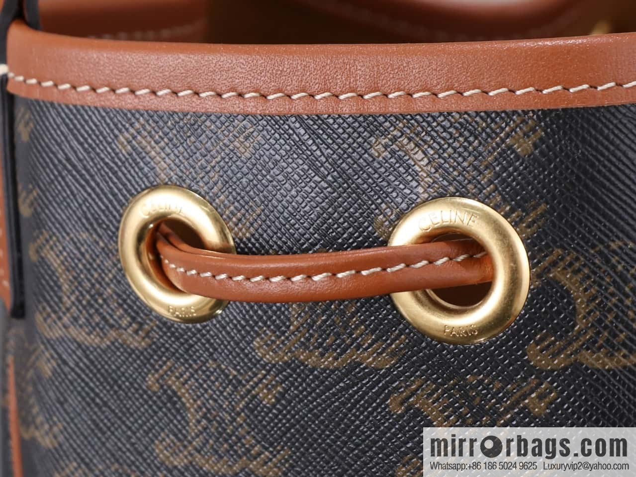 [Premium all-steel hardware] CLARA logo printed cow leather handbag number: 116882FQM.04LU