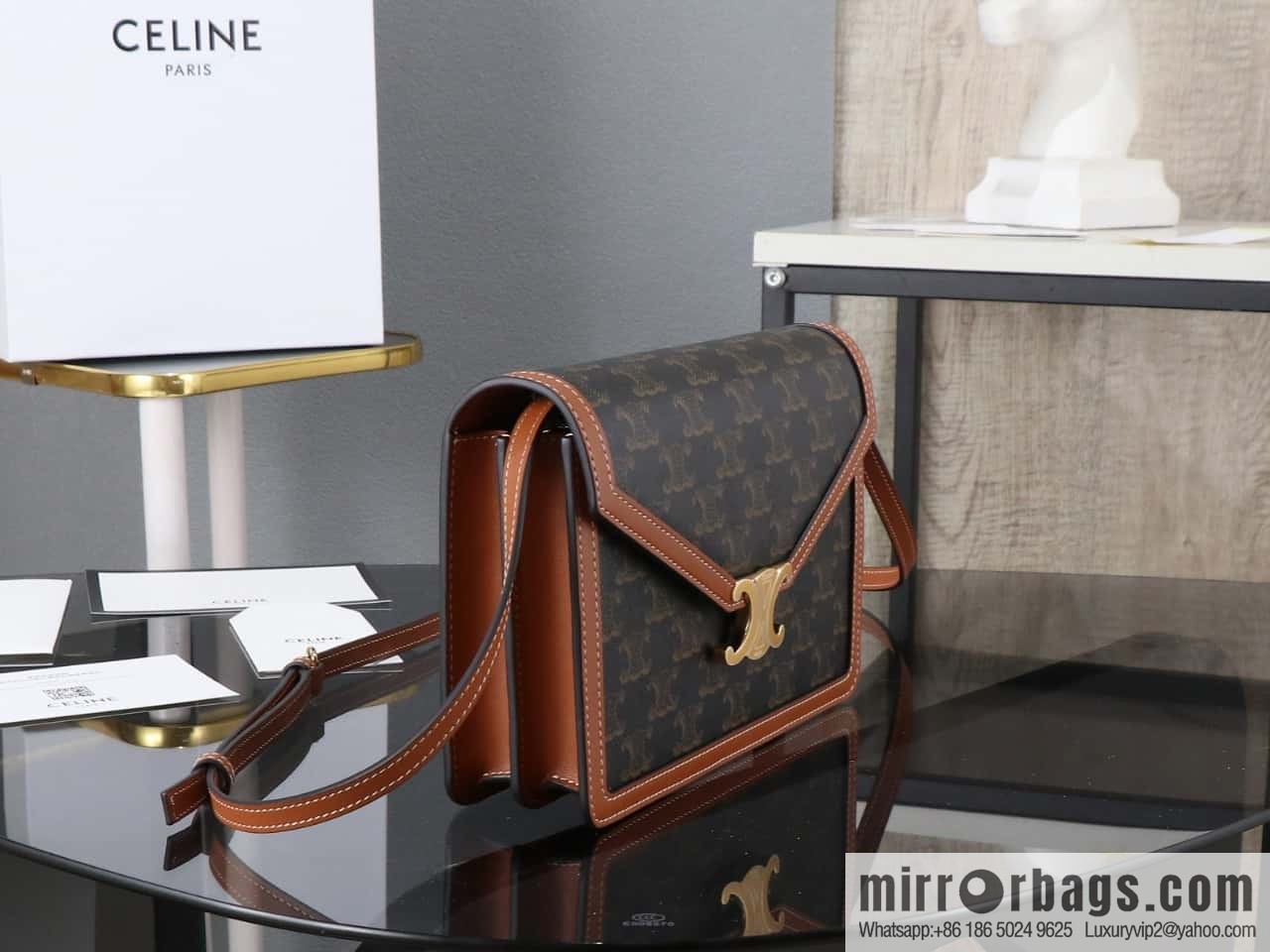 [Premium all-steel hardware] New Arc de Triomphe Laohua woc envelope bag model: 113322