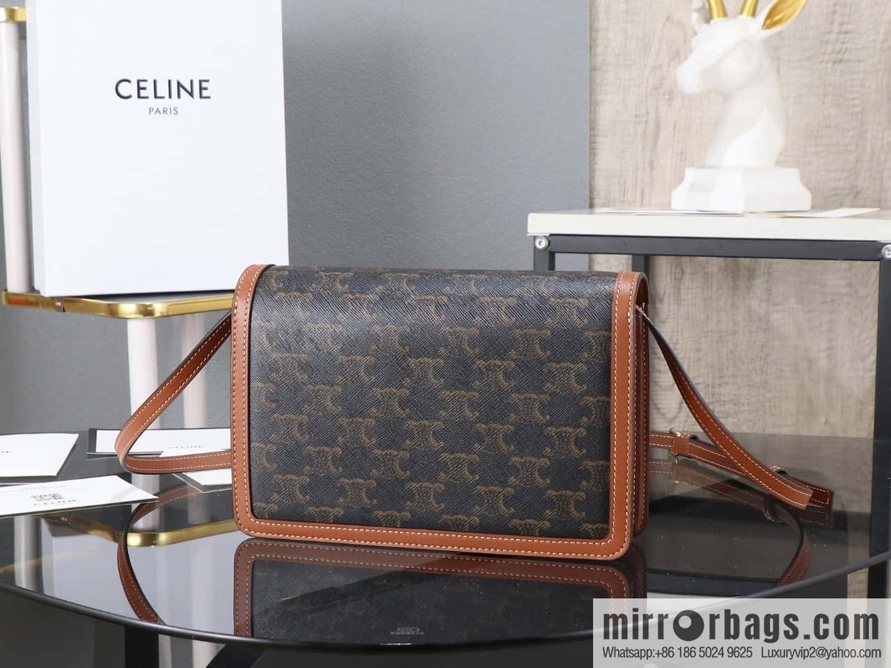 [Premium all-steel hardware] New Arc de Triomphe Laohua woc envelope bag model: 113322
