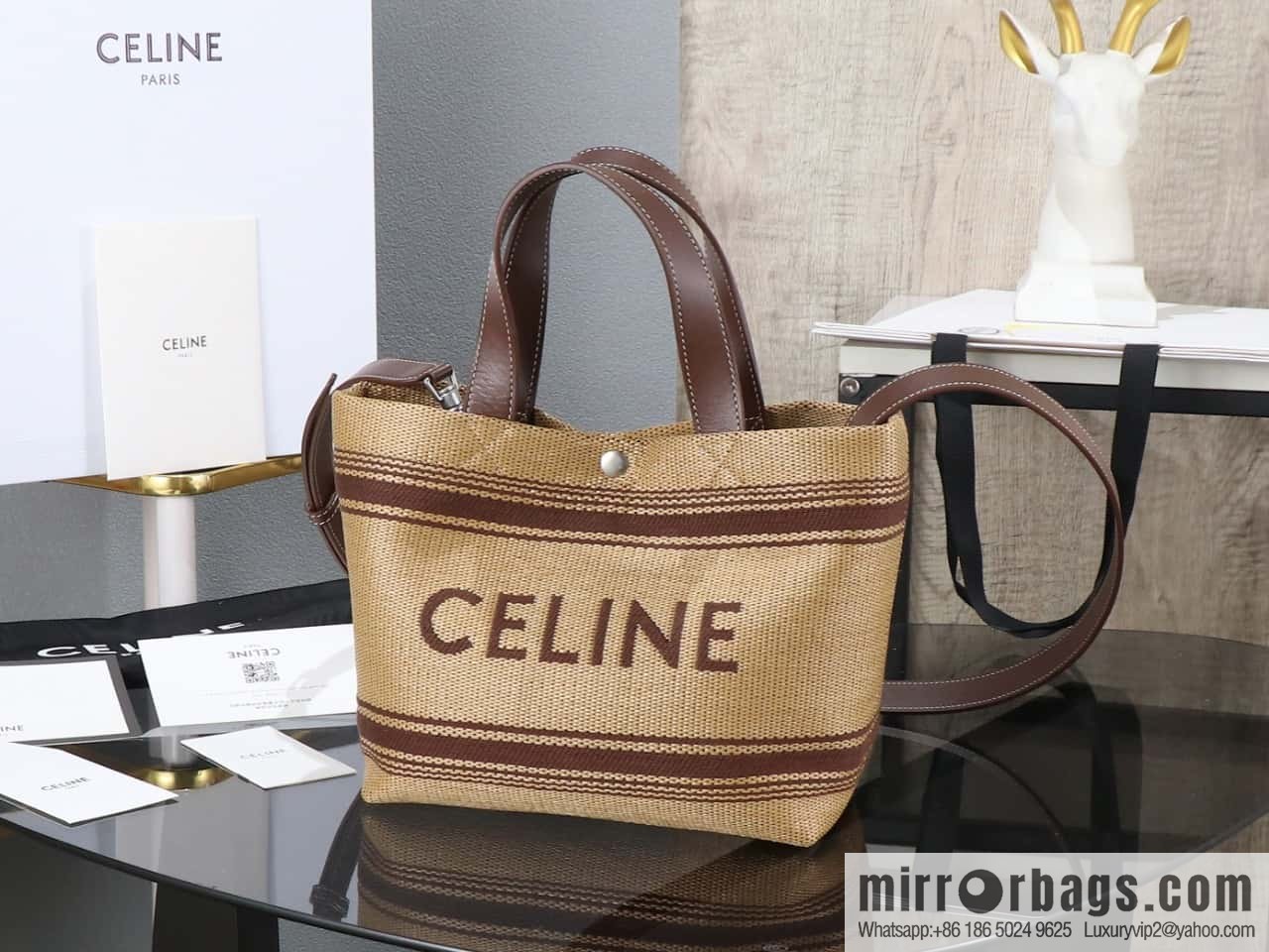 [Premium all-steel hardware] New product launched CE new fabric series handbag model number: 116992