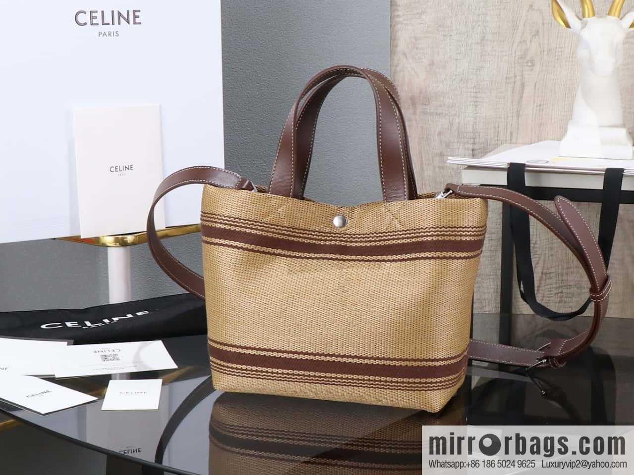 [Premium all-steel hardware] New product launched CE new fabric series handbag model number: 116992