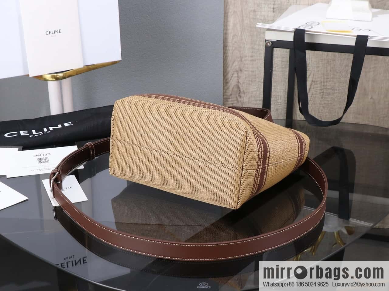 [Premium all-steel hardware] New product launched CE new fabric series handbag model number: 116992