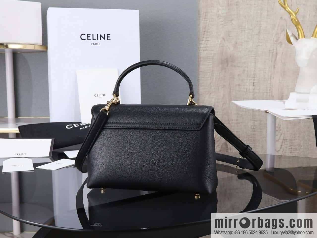 [Premium all-steel hardware] New product launched CE Arc de Triomphe Kelly handbag, item number 118113