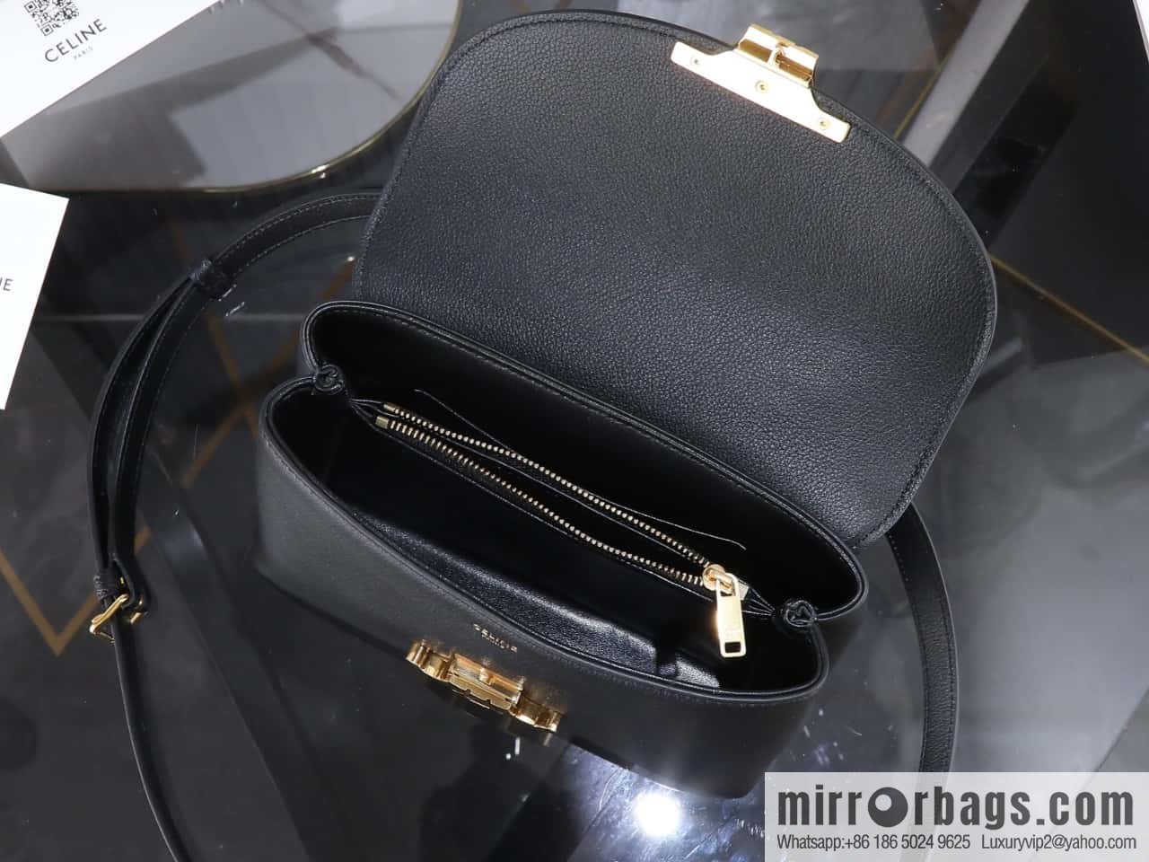 [Premium all-steel hardware] New product launched CE Arc de Triomphe Kelly handbag, item number 118113