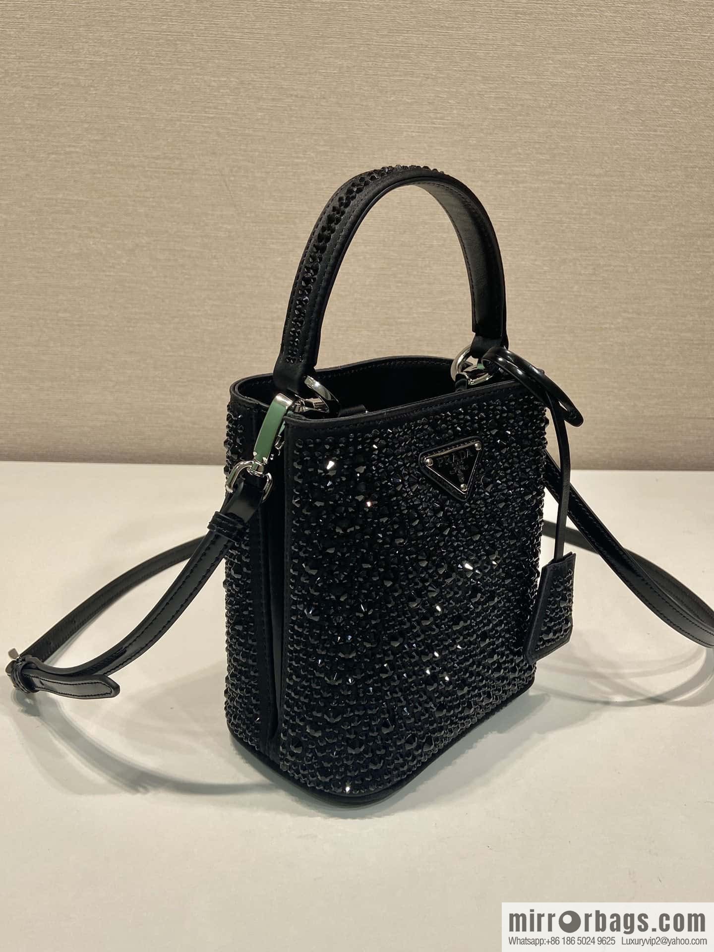 PRADA 🎉 crystal bucket bag 🎉 1BA373 crystal bag