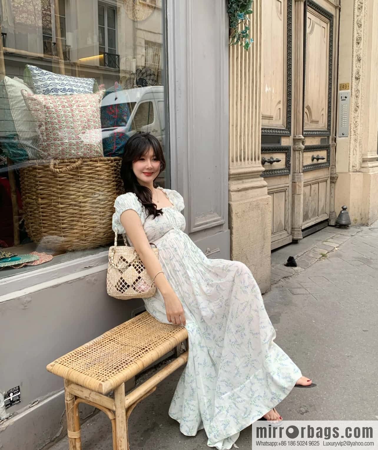 𝐂𝐡𝐚𝐧𝐞𝐥 𝟮𝟰 CoCo Beach Straw Shopping Bag 🛍️ S