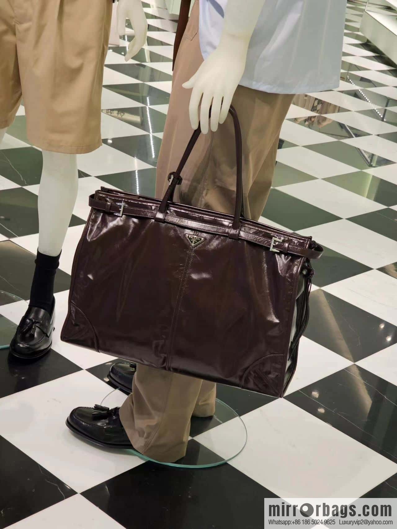 PRADA 🎉 LusSo lf oil wax leather 🎉 1BA439 King 🎉🎉 burgundy