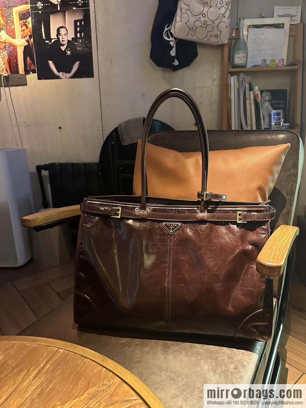 PRADA 🎉 LusSo lf oil wax leather 🎉 1BA439 King 🎉🎉 burgundy