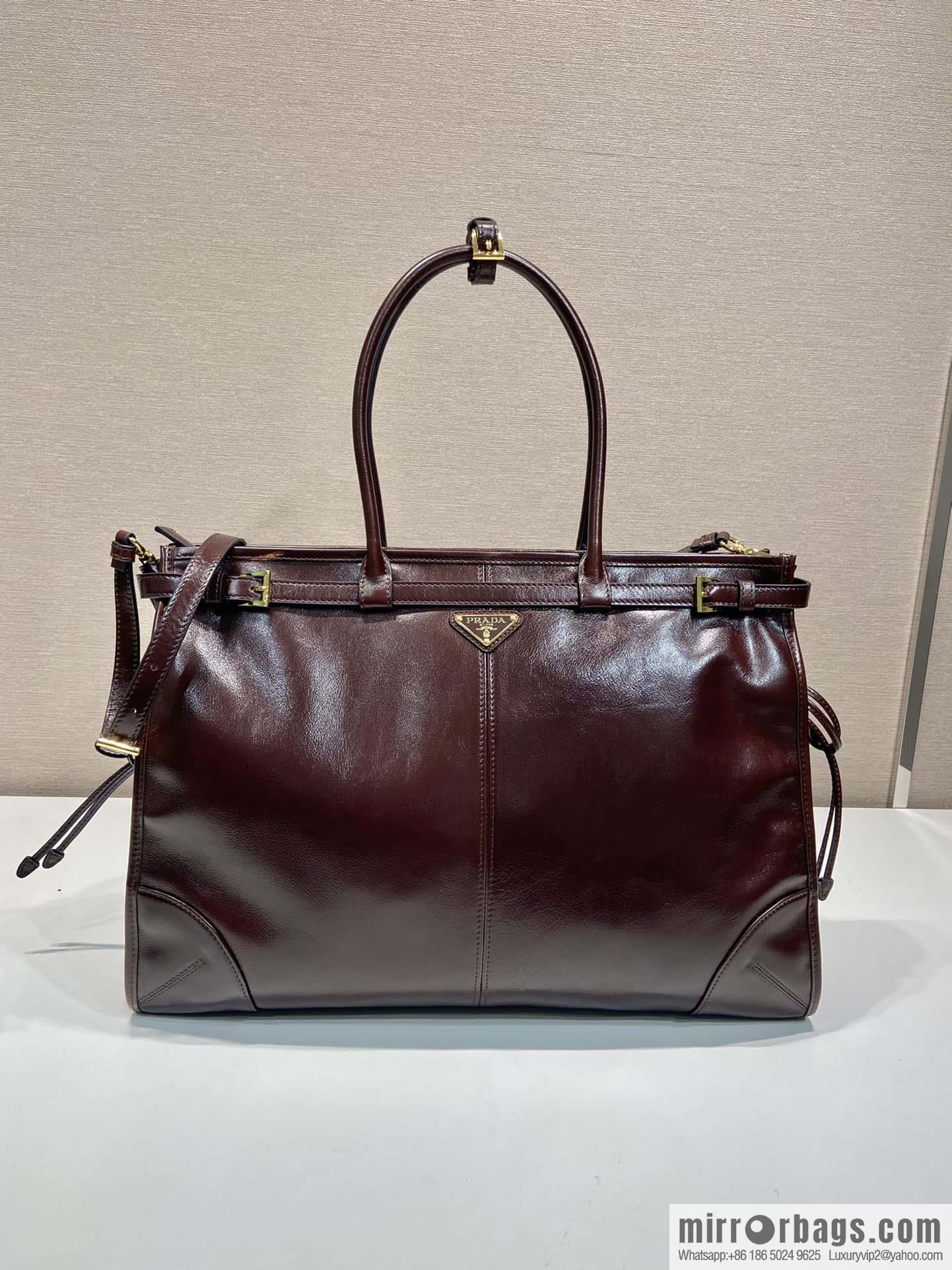 PRADA 🎉 LusSo lf oil wax leather 🎉 1BA439 King 🎉🎉 burgundy
