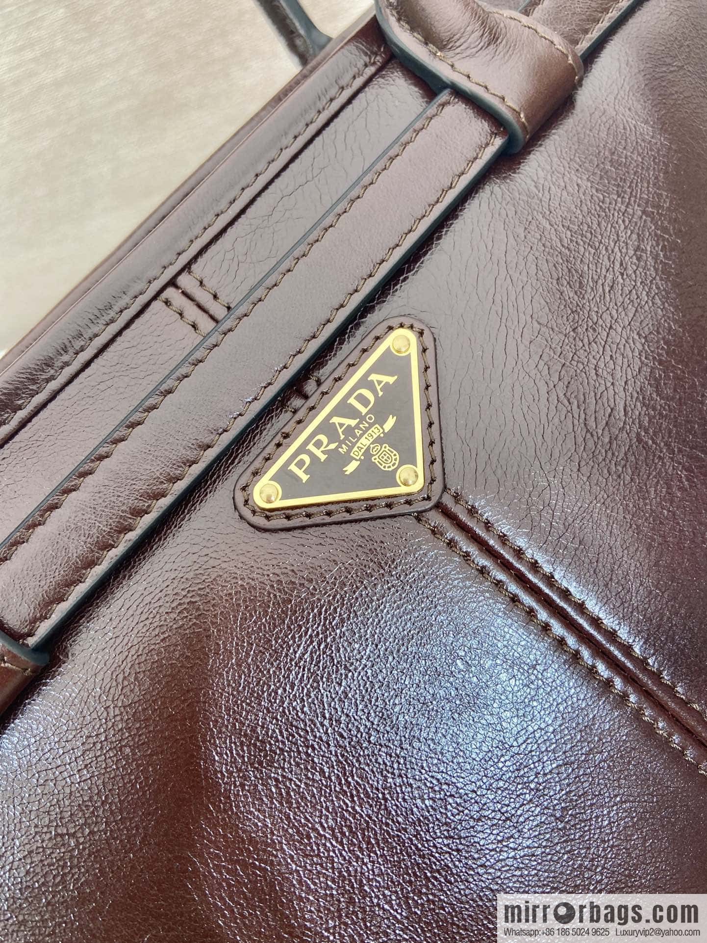 PRADA 🎉 LusSo lf oil wax leather 🎉 1BA439 King 🎉🎉 burgundy
