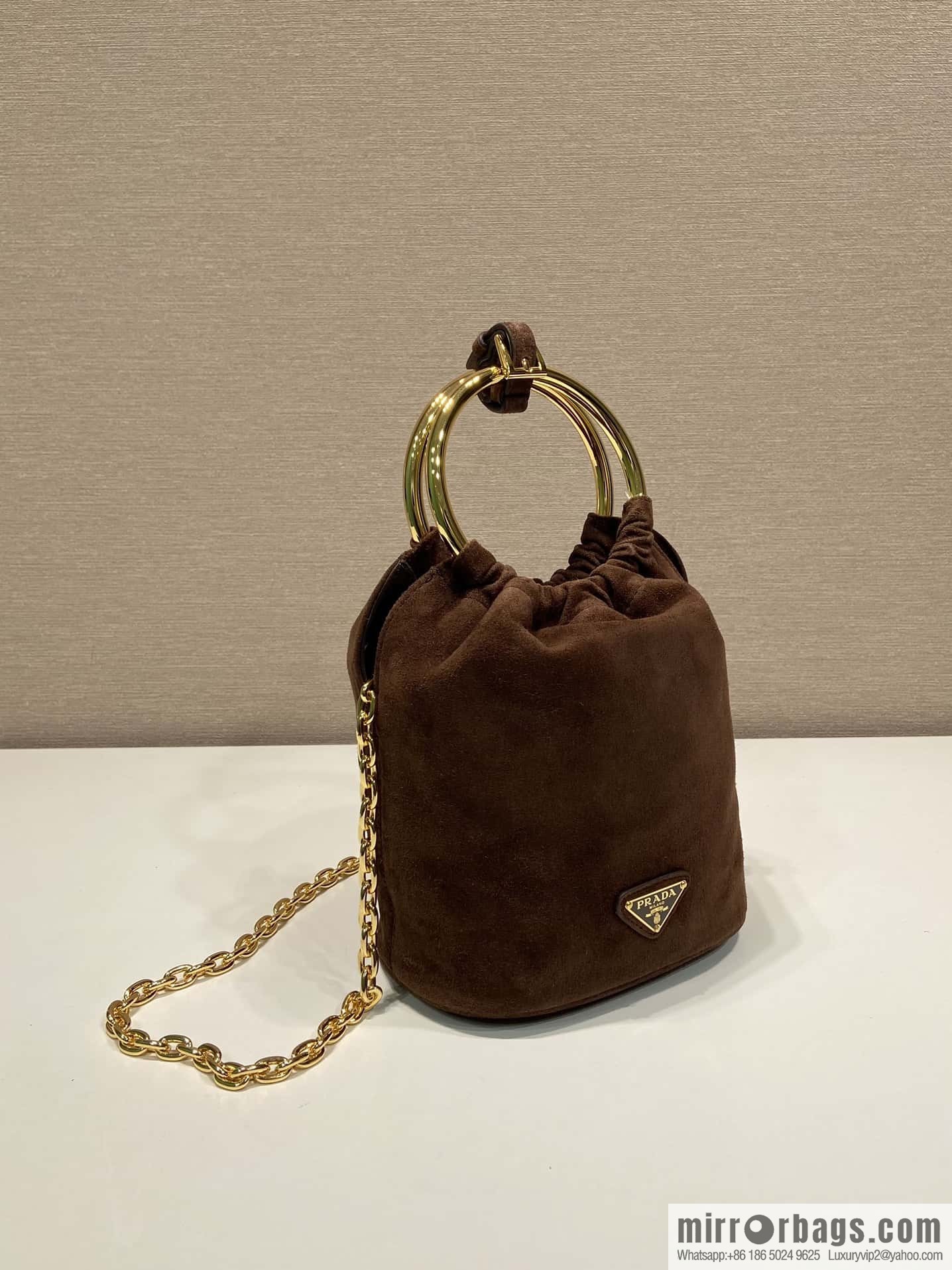 PRADA 🎉 new bucket bag 🎉 1BC227 suede🎉🎉