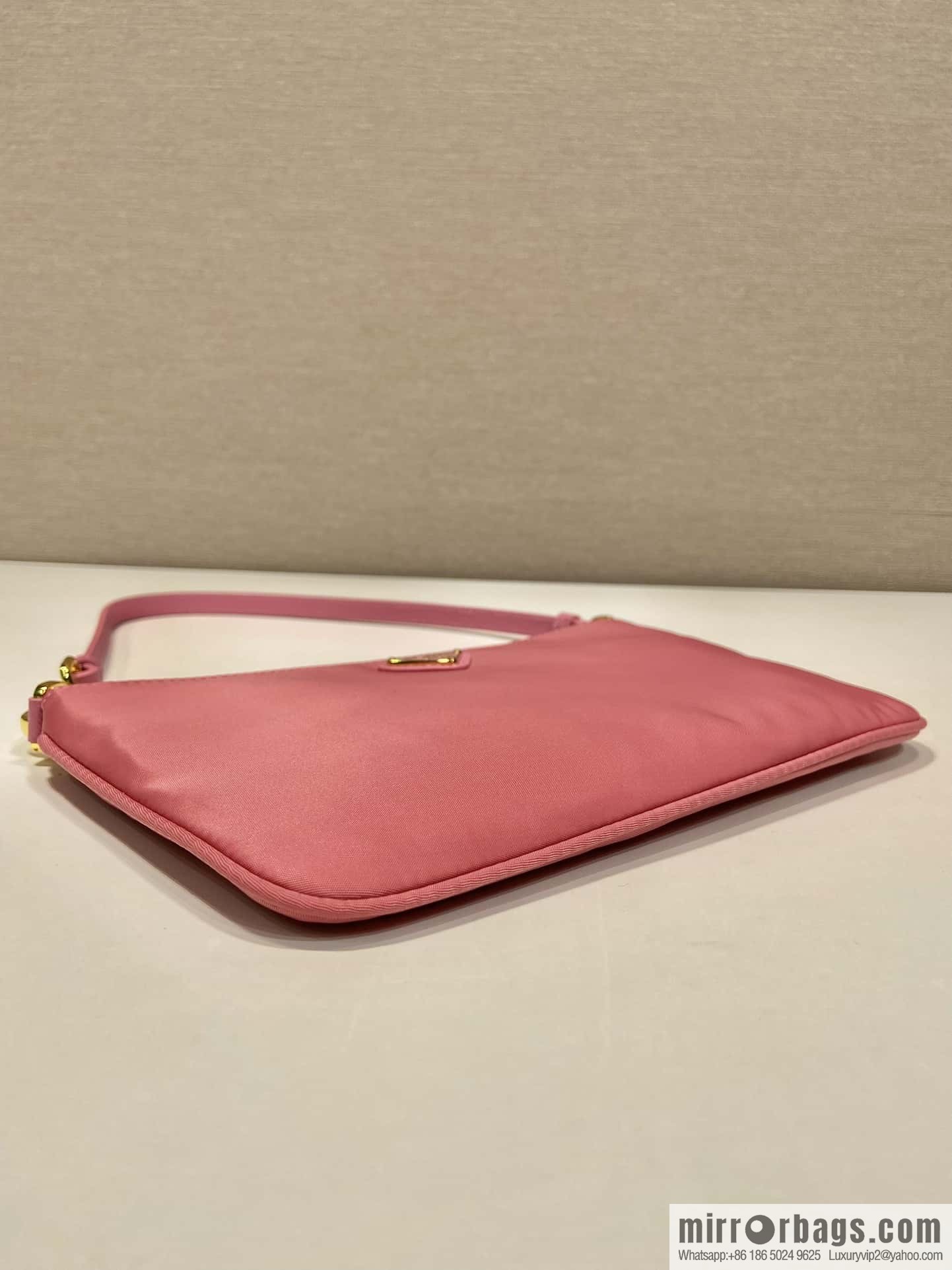 PRADA new armpit bag 🎉🎉 1NI545/K gold new 🎉🎉 pink