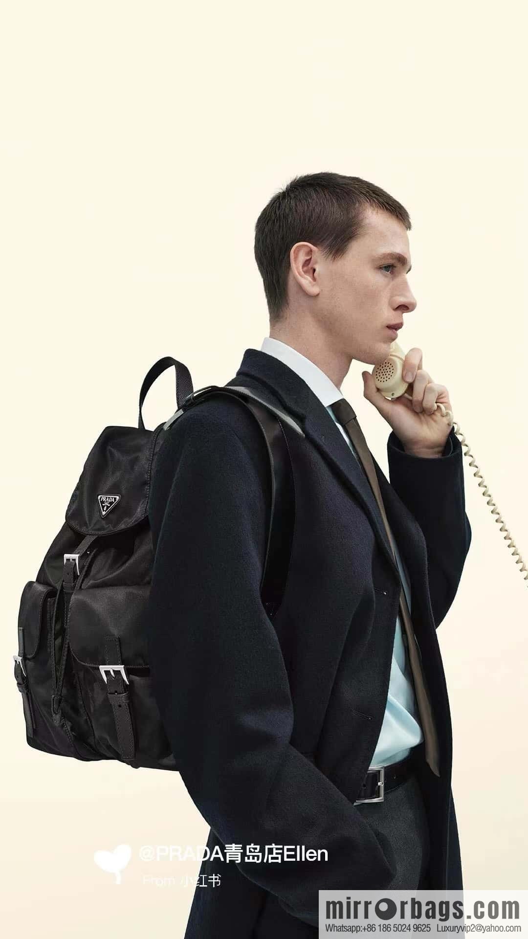 PRADA 🎉 new backpack 🎉 2VZ110 bright shoulder back🎉🎉