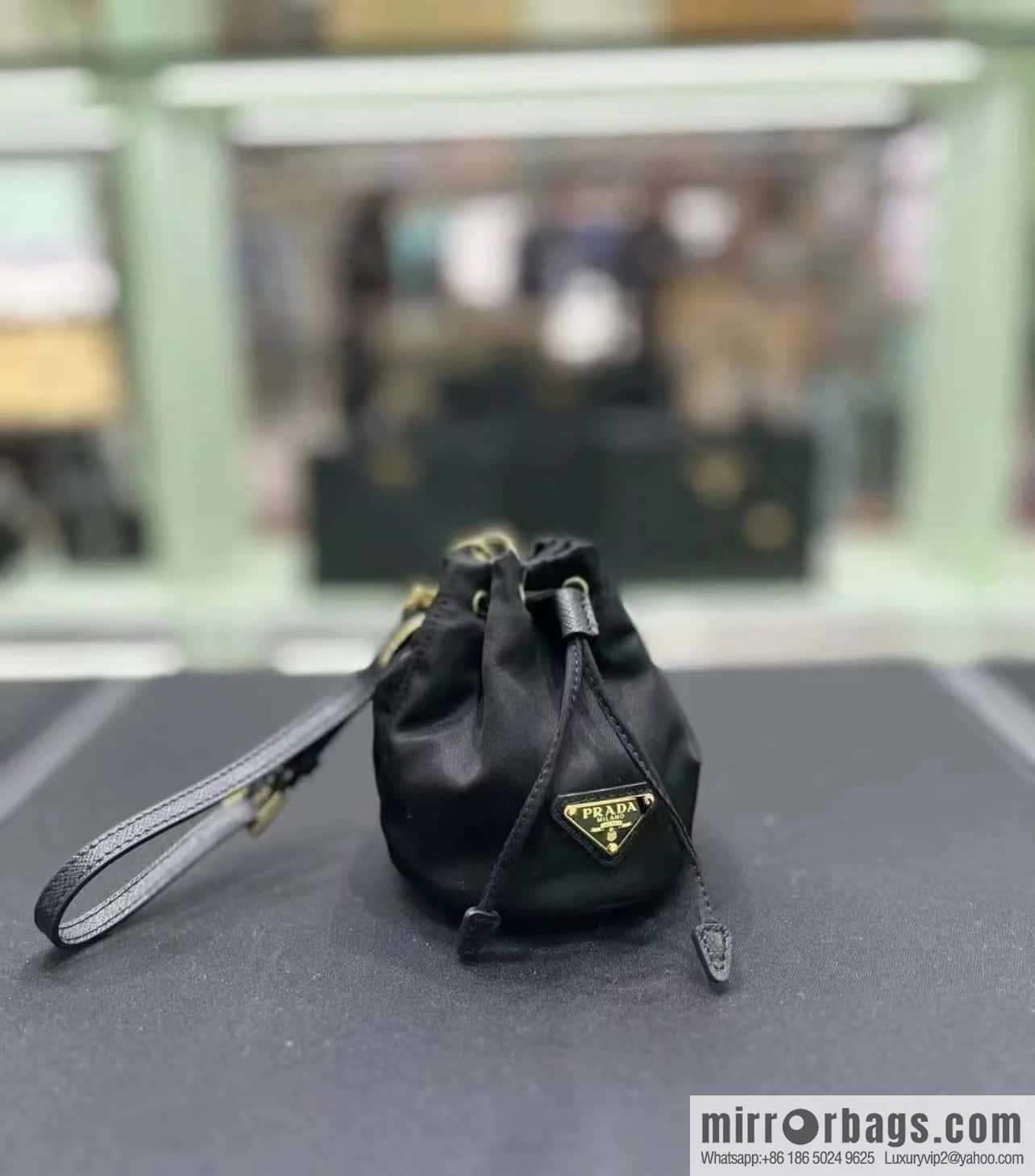 PRADA 🎉 mini bucket bag 🎉 1TT202 new 🎉🎉 black
