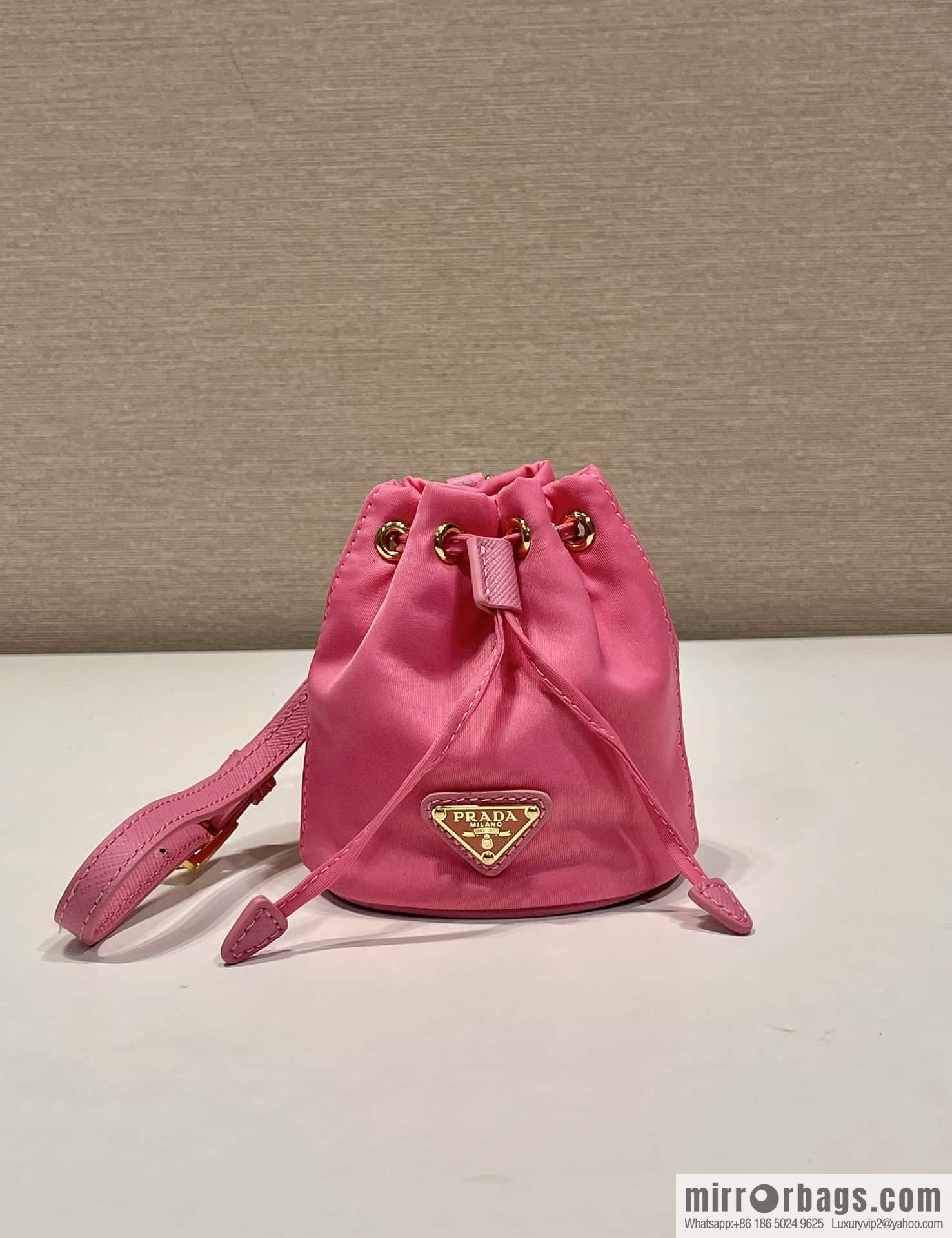 PRADA 🎉 mini bucket bag 🎉 1TT202 new 🎉🎉 pink
