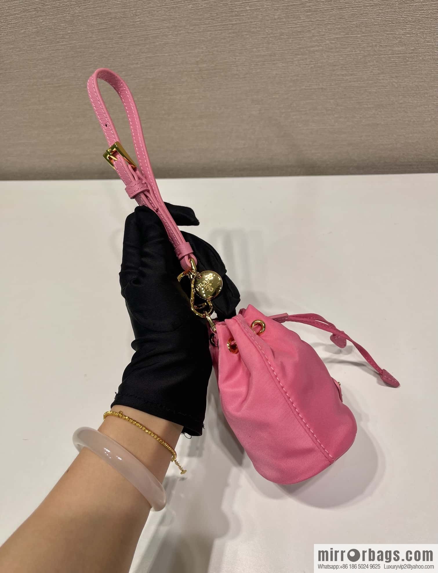 PRADA 🎉 mini bucket bag 🎉 1TT202 new 🎉🎉 pink