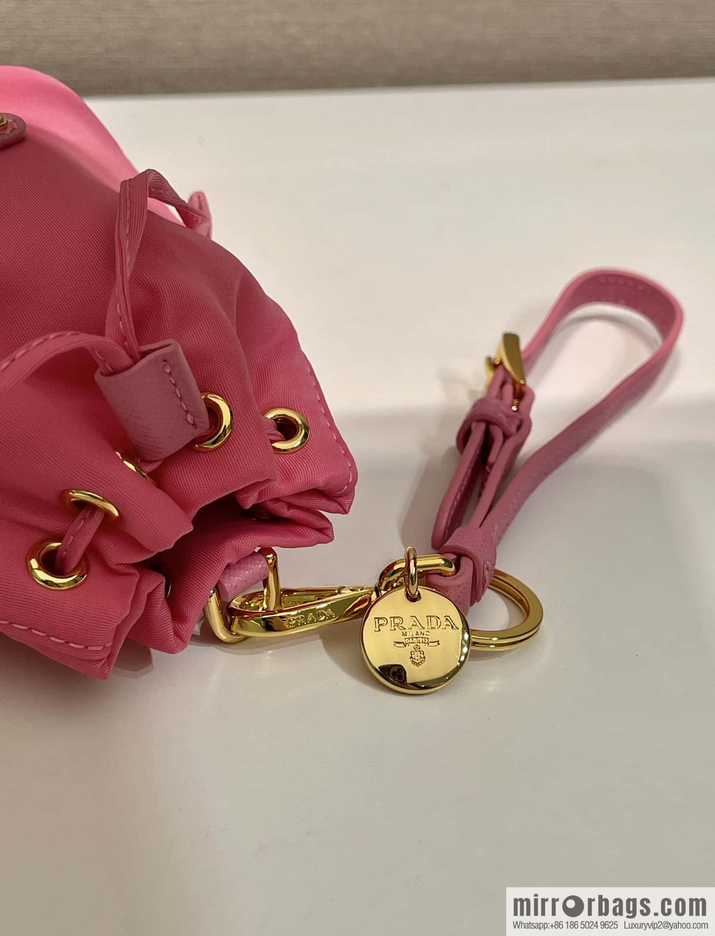 PRADA 🎉 mini bucket bag 🎉 1TT202 new 🎉🎉 pink