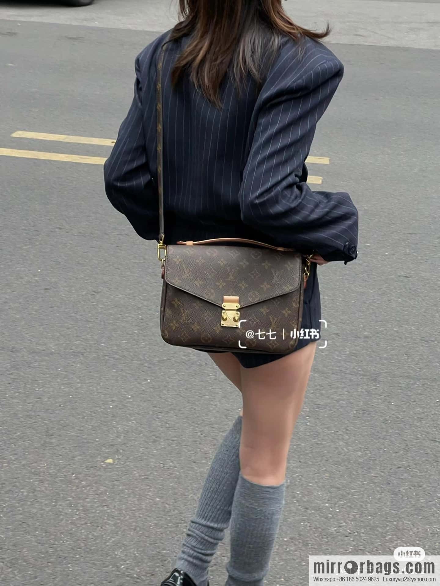 LV 𝐏𝐎𝐂𝐇𝐄𝐓𝐓𝐄 𝐌𝐄𝐓𝐈𝐒 chip rhombus code messenger bag series M44875