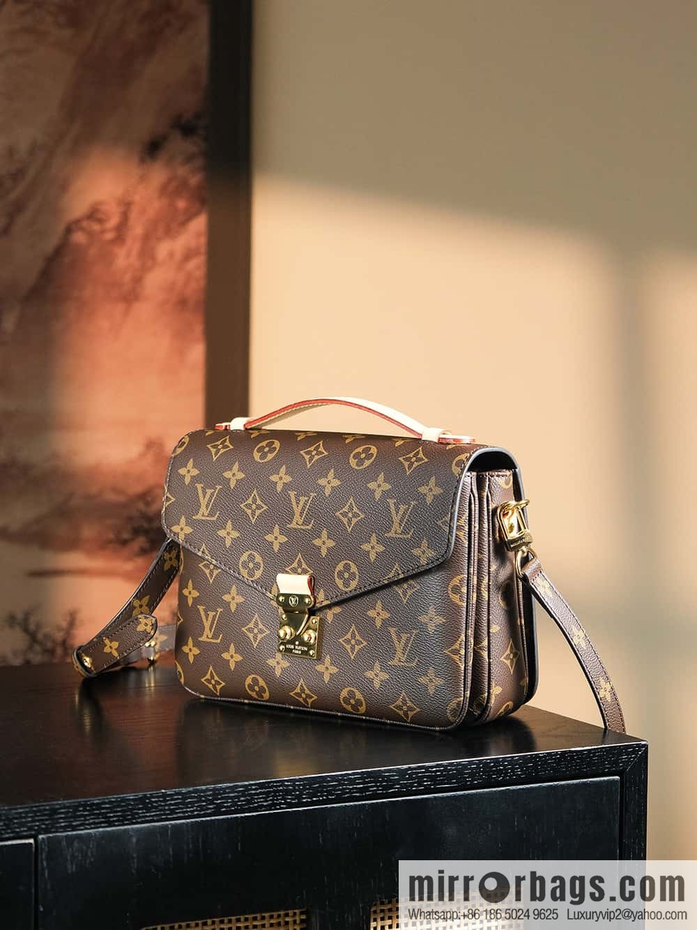 LV 𝐏𝐎𝐂𝐇𝐄𝐓𝐓𝐄 𝐌𝐄𝐓𝐈𝐒 chip rhombus code messenger bag series M44875