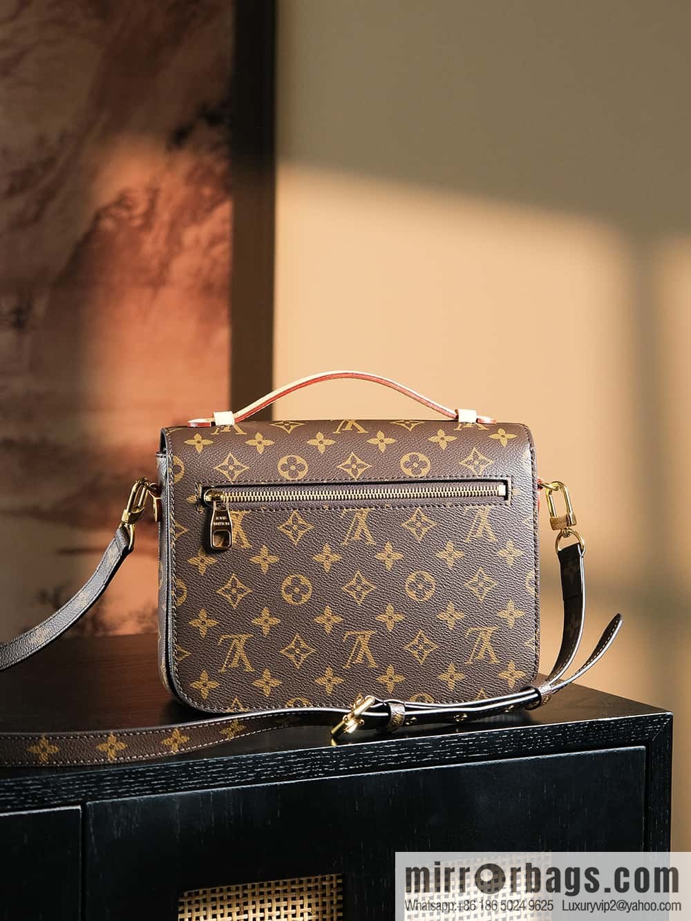 LV 𝐏𝐎𝐂𝐇𝐄𝐓𝐓𝐄 𝐌𝐄𝐓𝐈𝐒 chip rhombus code messenger bag series M44875