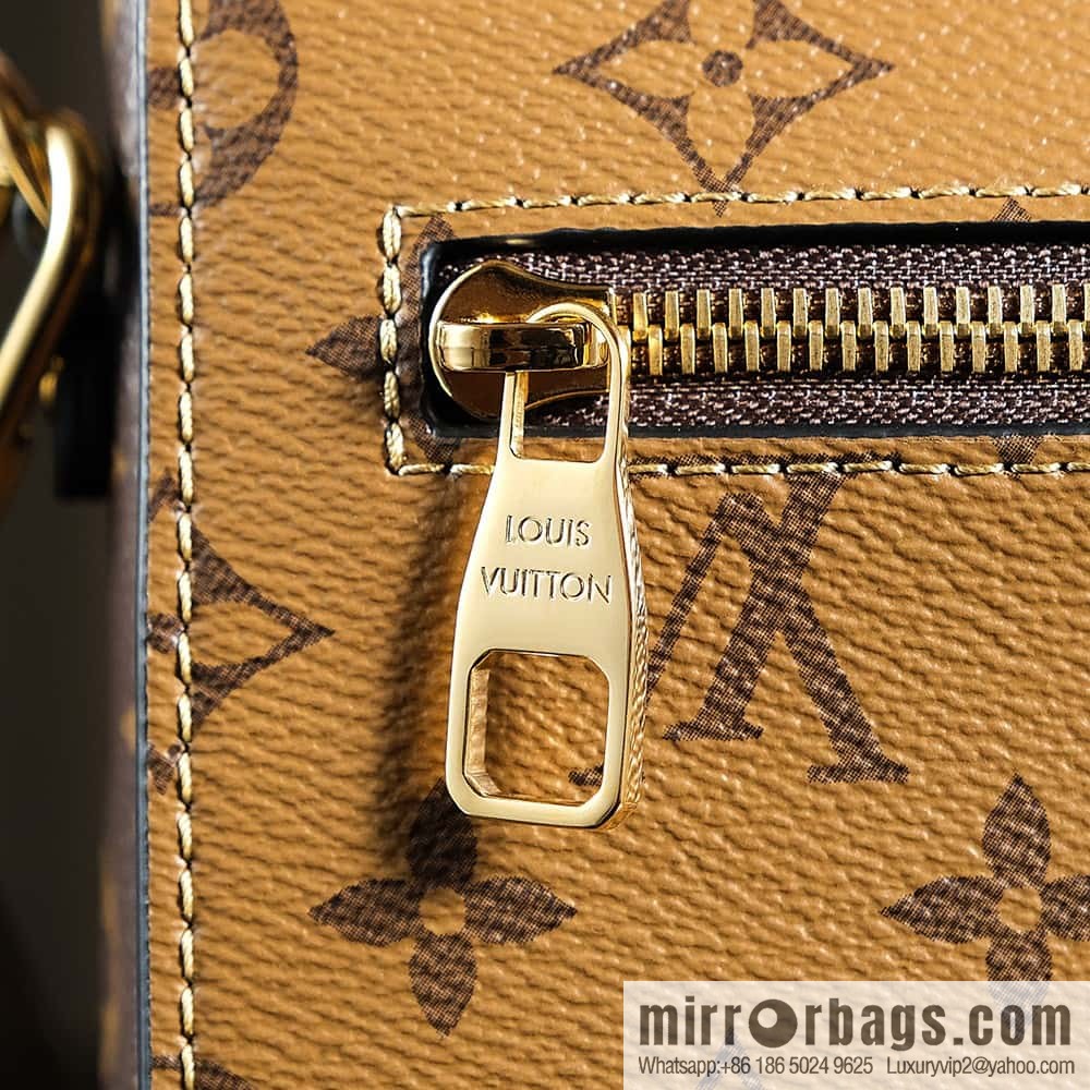 LV ππππππππ πππππ chip rhombus code messenger bag series M44876