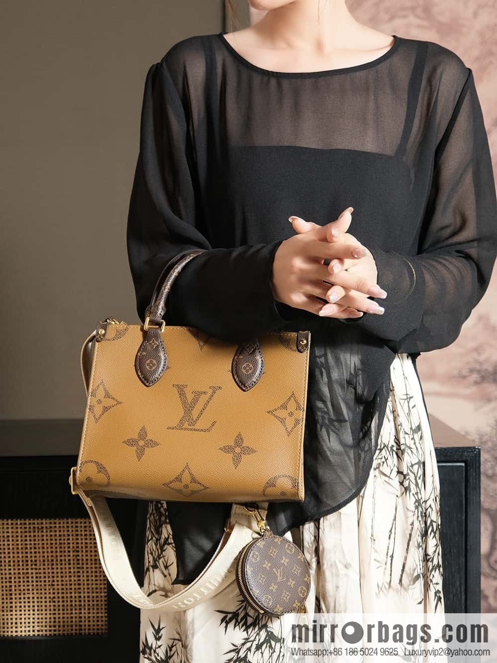 LV 𝐎𝐍𝐓𝐇𝐄𝐆𝐎 chip diamond beating code small series M46373