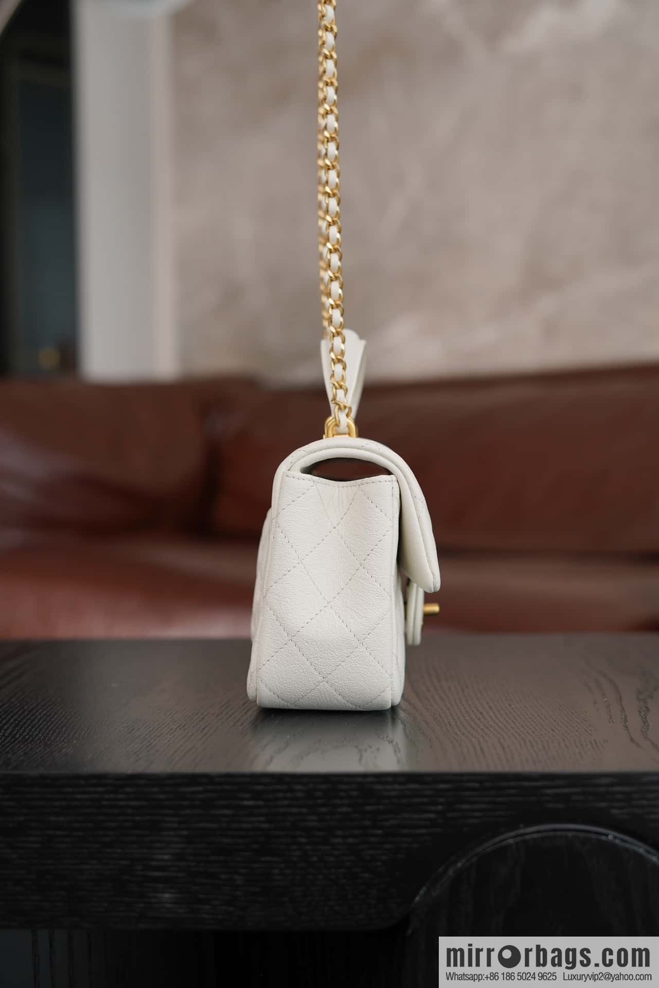 CHANEL 21S Handle CF Mini Platinum 🤍 AS2431