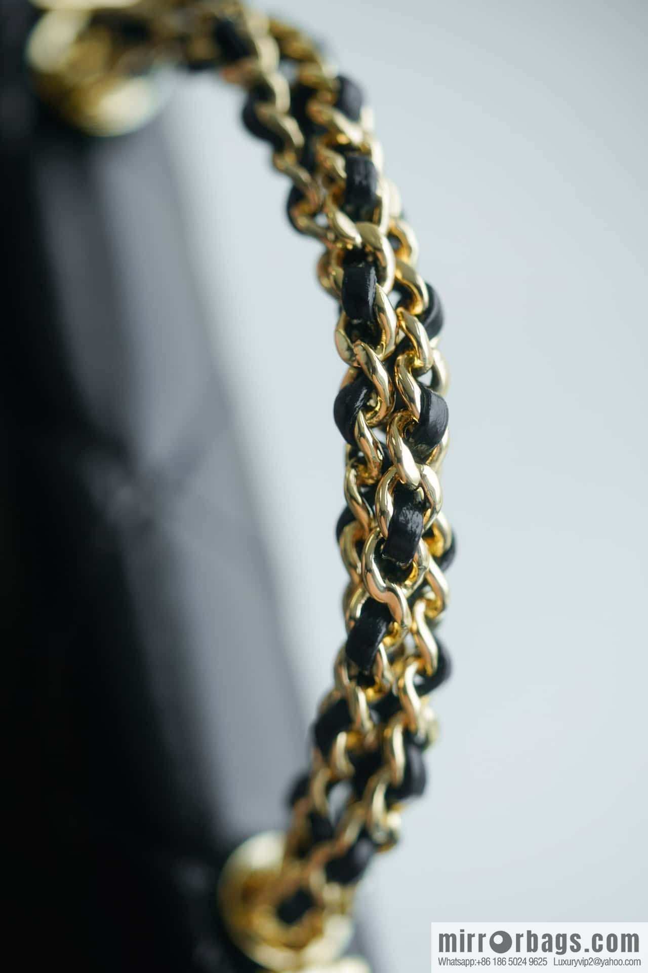CHANEL Flap New thick chain handle Woc black ➿ AP4166 B17675 94305