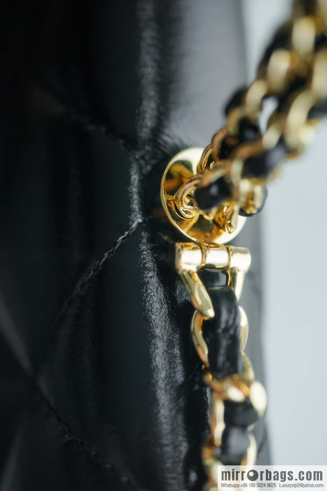 CHANEL Flap New thick chain handle Woc black ➿ AP4166 B17675 94305