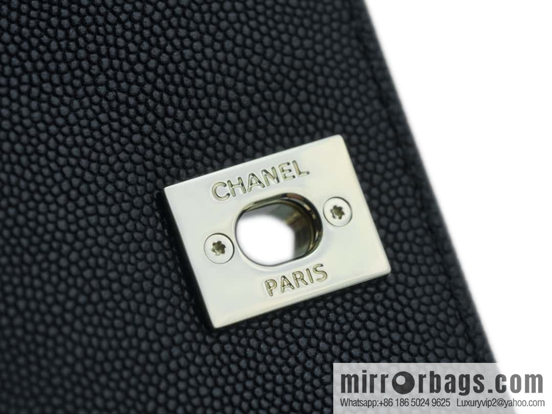 CHANEL spring and summer new product 𝗠𝗶𝗡𝗶 𝗖𝗼𝗖𝗼 𝗛𝗮𝗻𝗱𝗹𝗲 black gold AS2215