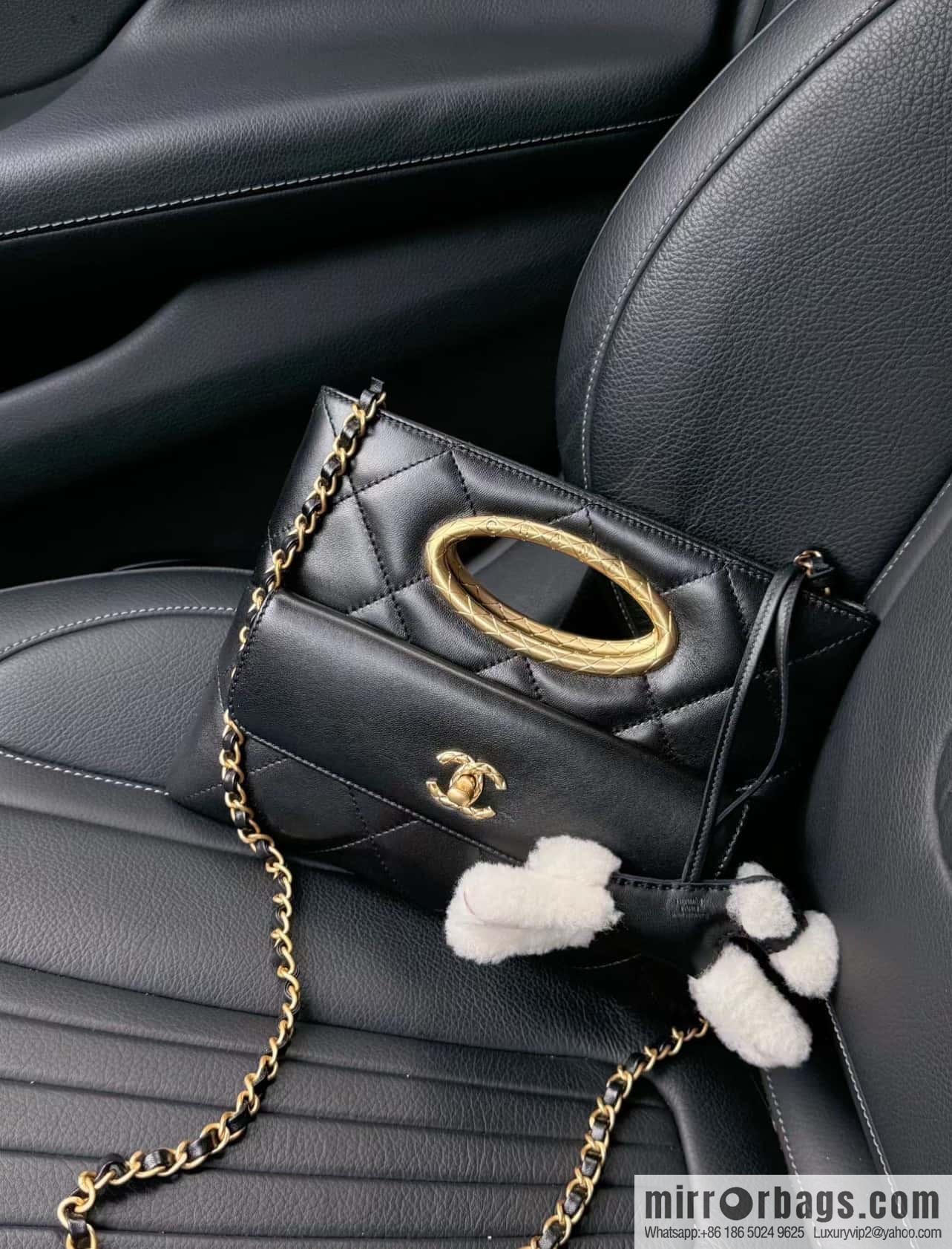 CHANEL 24B Superior Craft Workshop, Dinner Bag, Black AS5038 B17663 94305