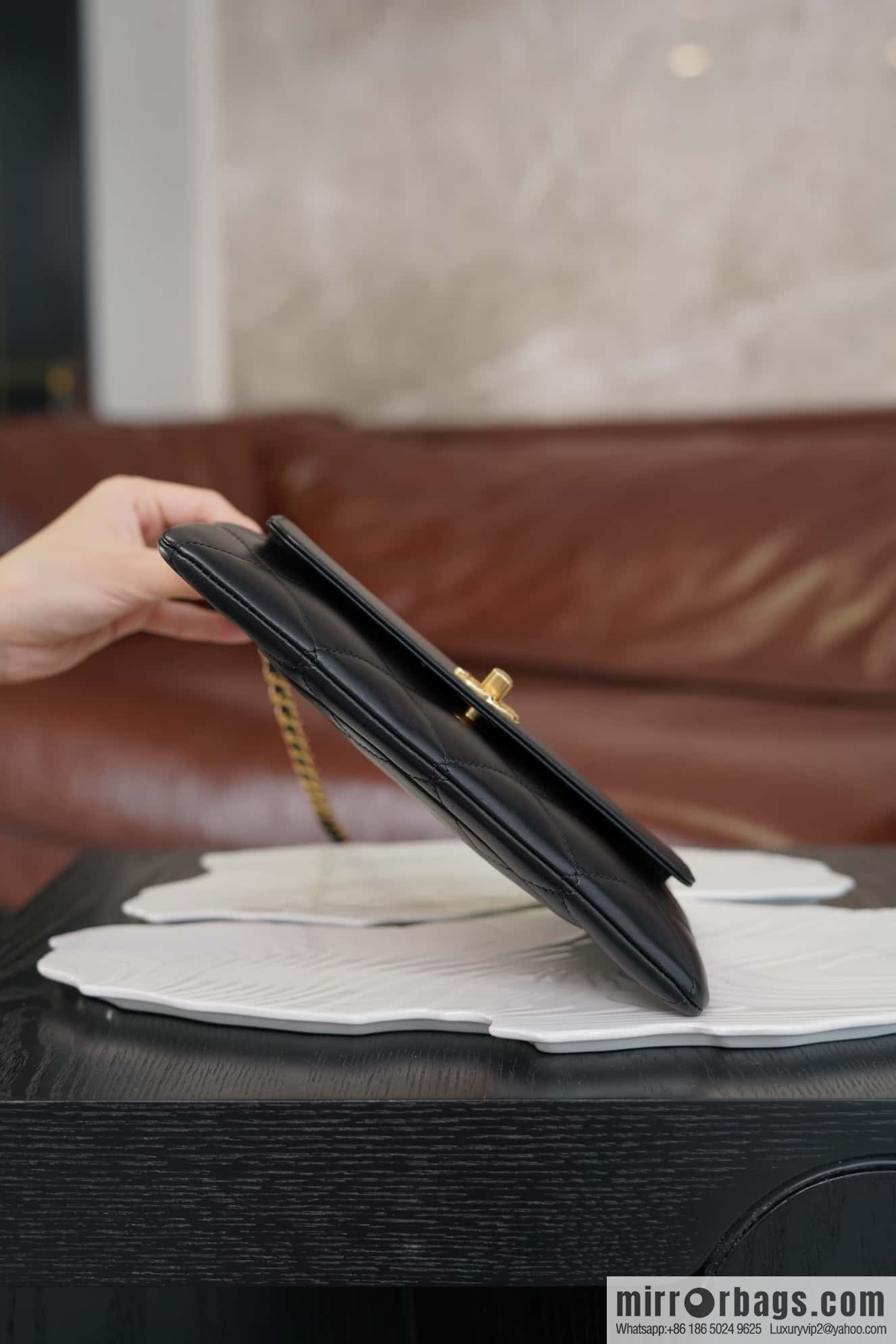 CHANEL 24B Superior Craft Workshop, Dinner Bag, Black AS5038 B17663 94305