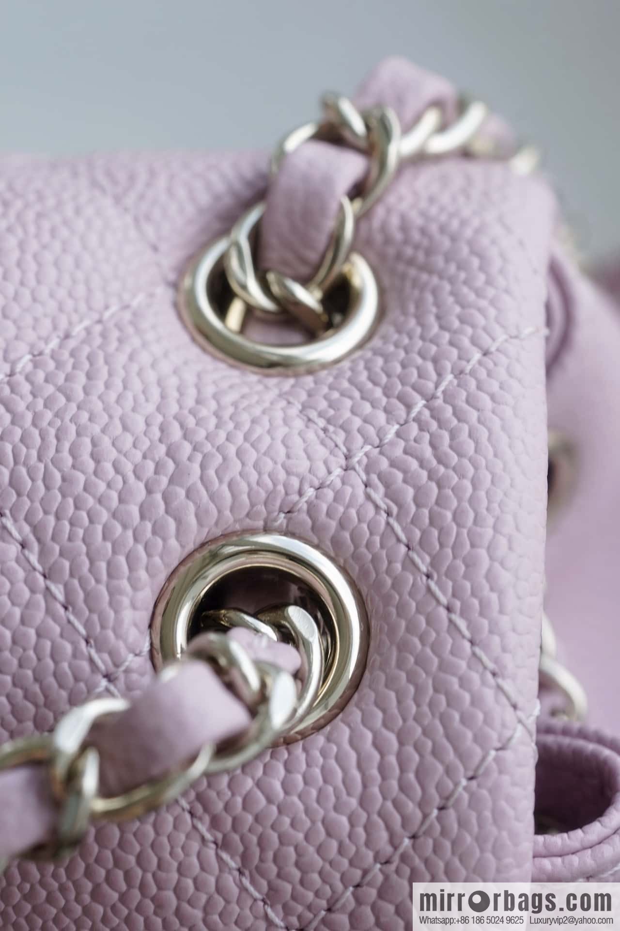 CHANEL Duma backpack, genuine leather, pink medium AS3860.