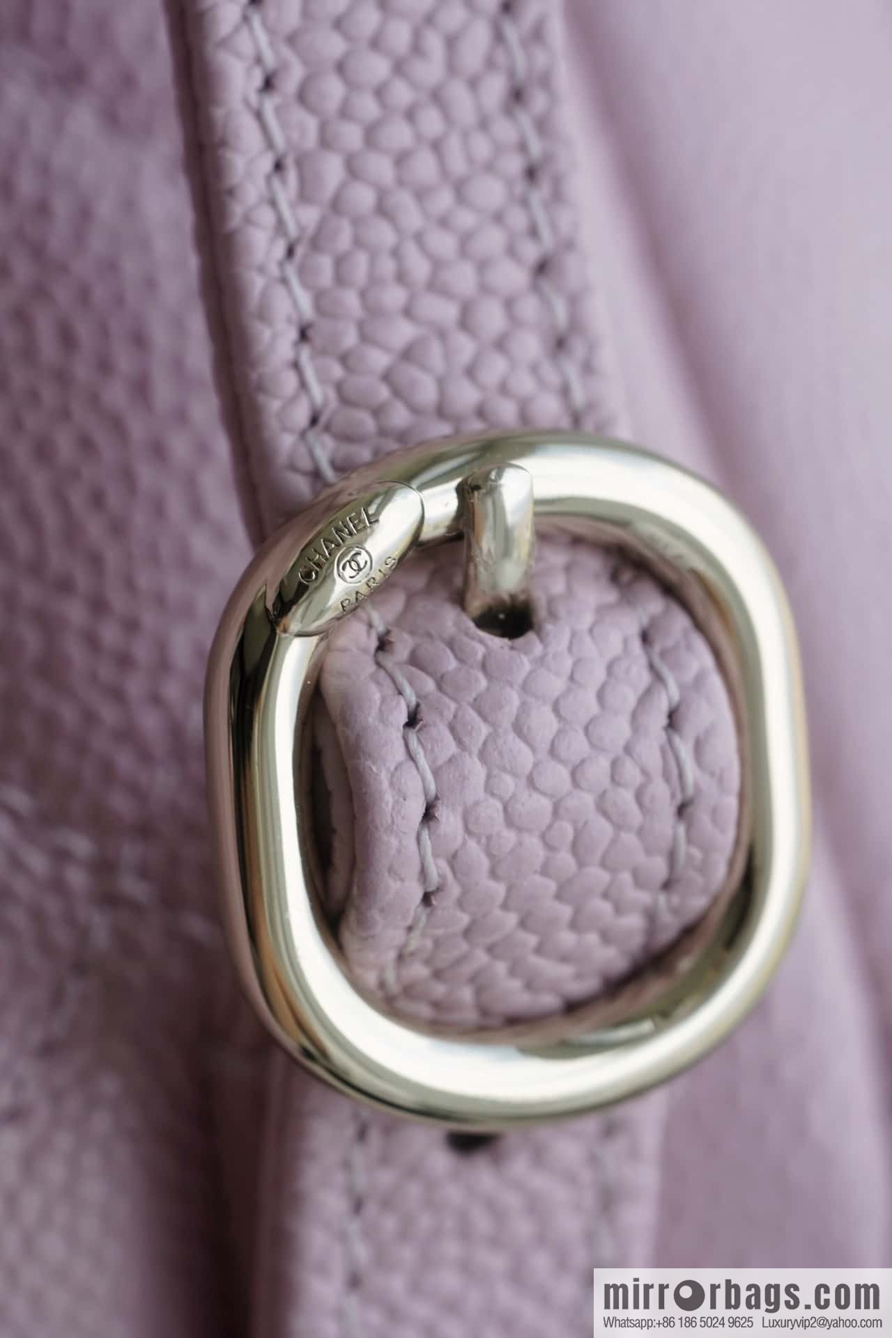 CHANEL Duma backpack, genuine leather, pink medium AS3860.