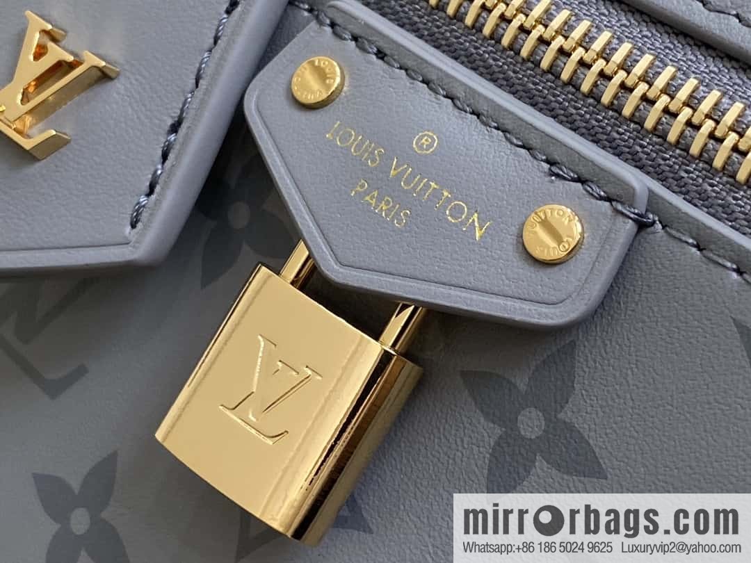 [Original order boutique] M12427 shark gray silk screen printing, full leather chain bag series Vanity Chain Pouch handbag