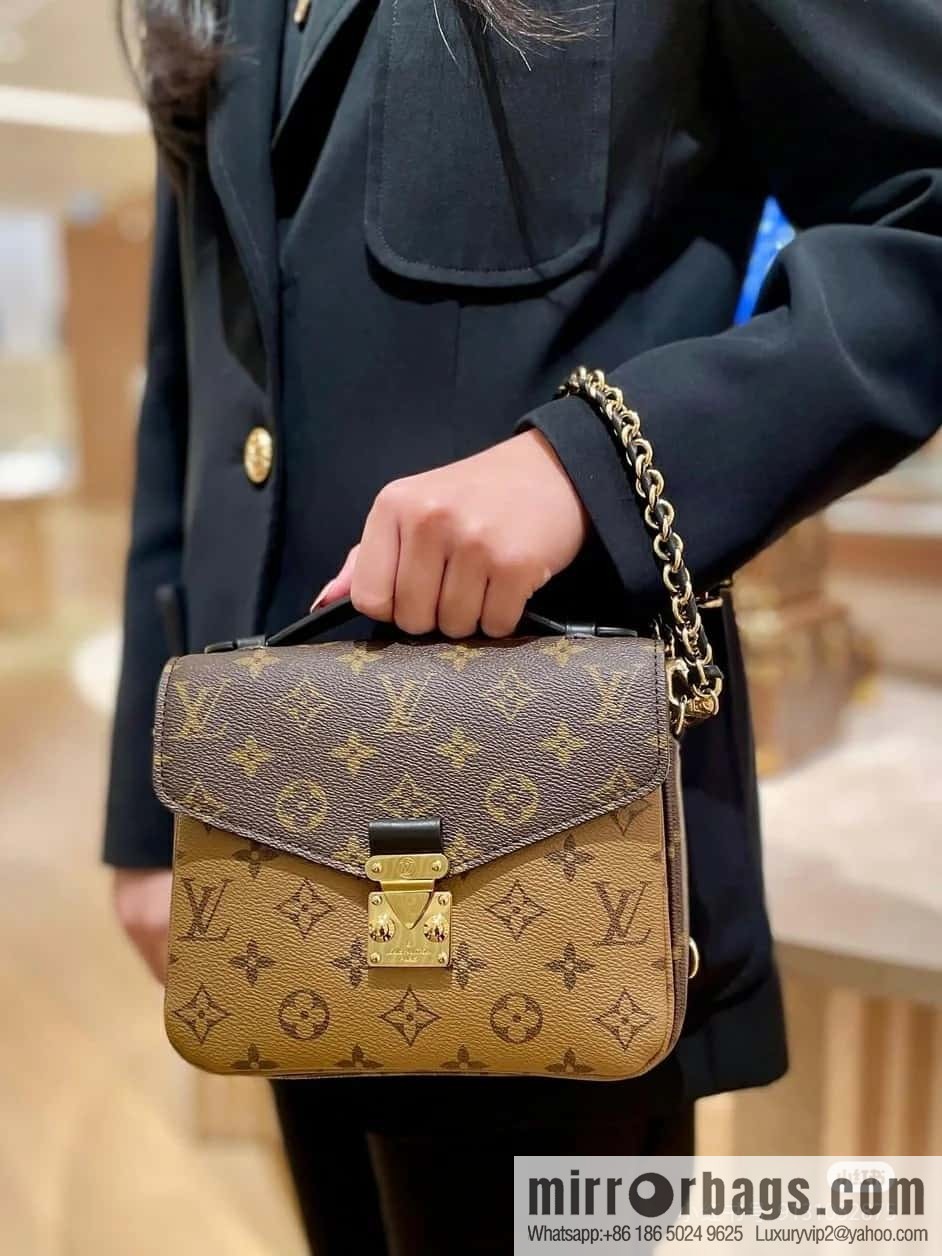 [Original order boutique] M11941 presbyopia color matching, double shoulder mailman bag, series Pochette Métis handbag