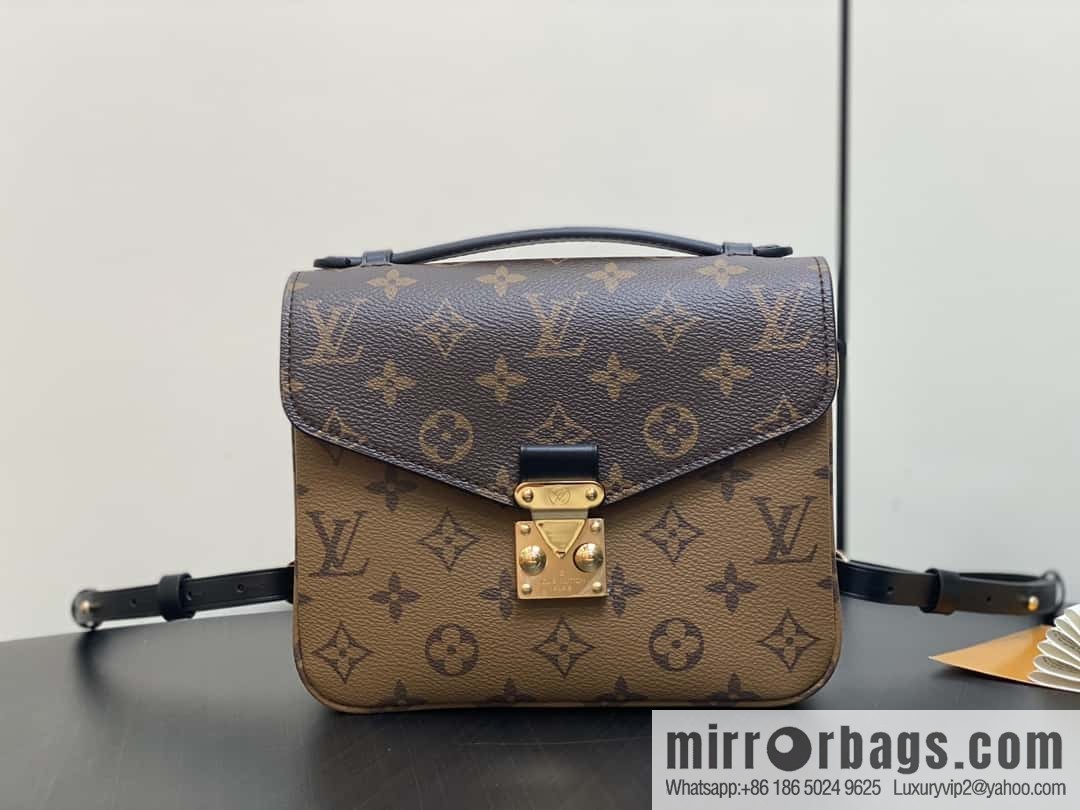 [Original order boutique] M11941 presbyopia color matching, double shoulder mailman bag, series Pochette Métis handbag