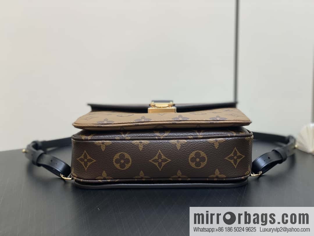 [Original order boutique] M11941 presbyopia color matching, double shoulder mailman bag, series Pochette Métis handbag