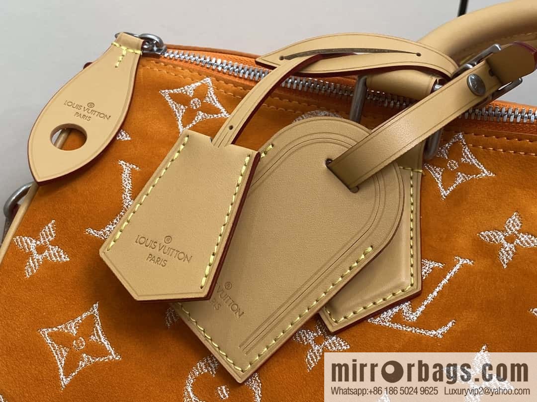 [Original order boutique] M24430 matte orange, pillow bag speedy series, this Speedy P9 Bandoulière 40 Monogram Leather handbag