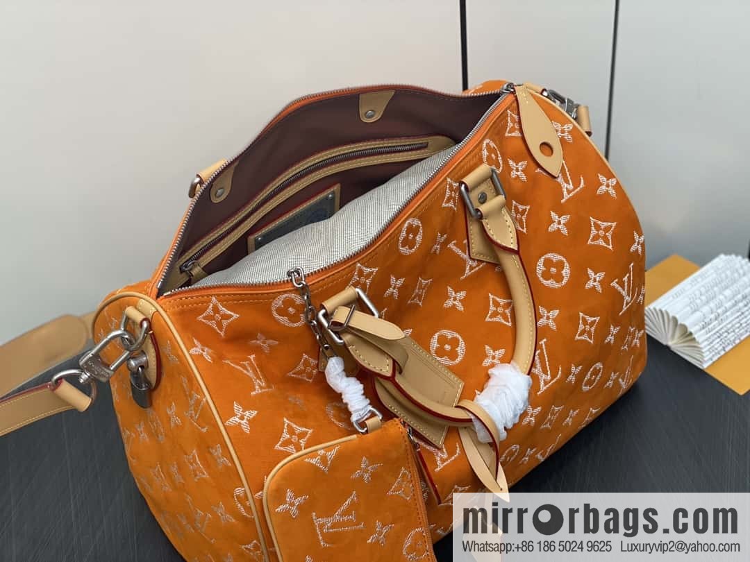 [Original order boutique] M24430 matte orange, pillow bag speedy series, this Speedy P9 Bandoulière 40 Monogram Leather handbag