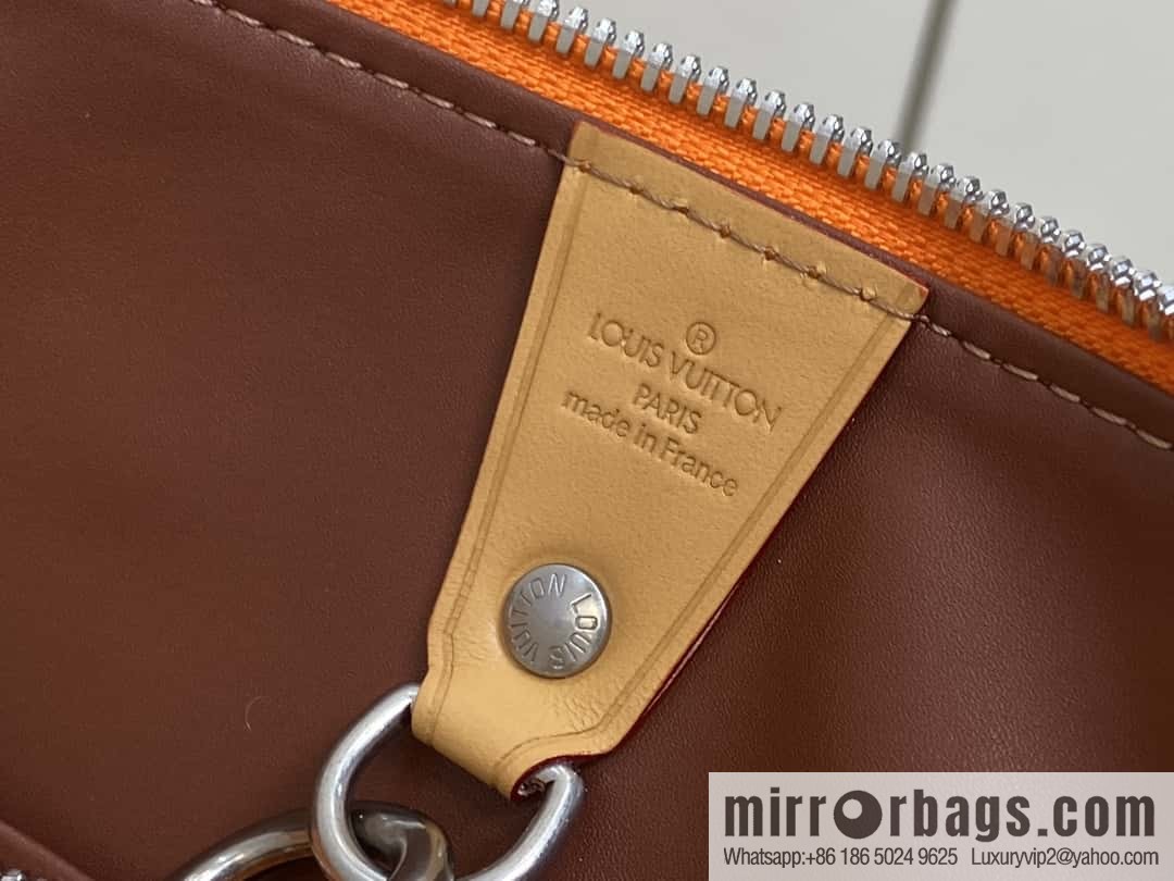 [Original order boutique] M24430 matte orange, pillow bag speedy series, this Speedy P9 Bandoulière 40 Monogram Leather handbag