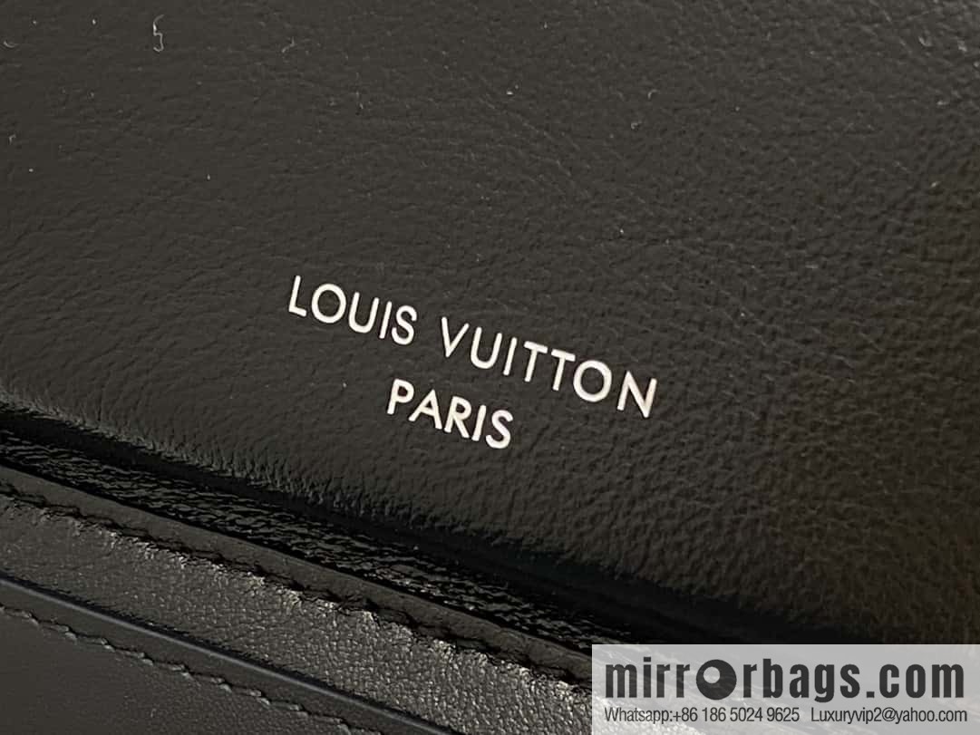 [Original order boutique] M12587 black full leather, backpack series, this Montsouris small backpack.