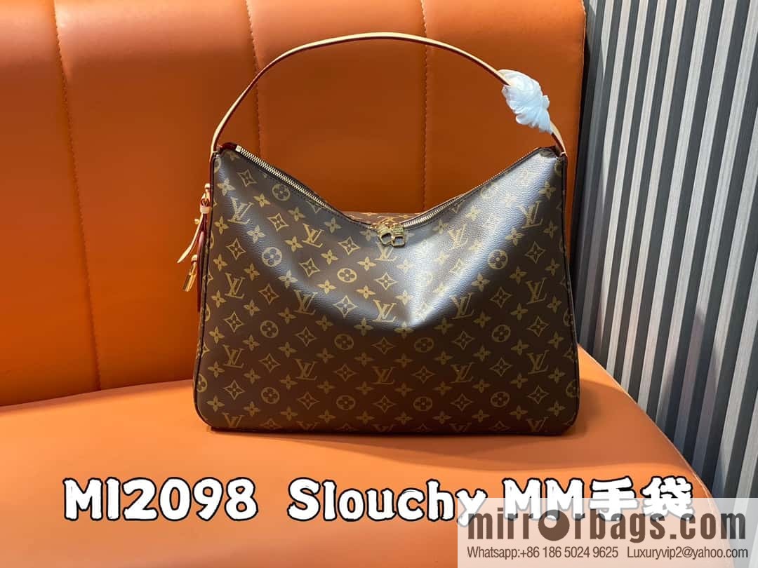 [Original order boutique] M12098 presbyopia, shopping bag, armpit bag series, variable size chip version NEW Slouchy MM handbag