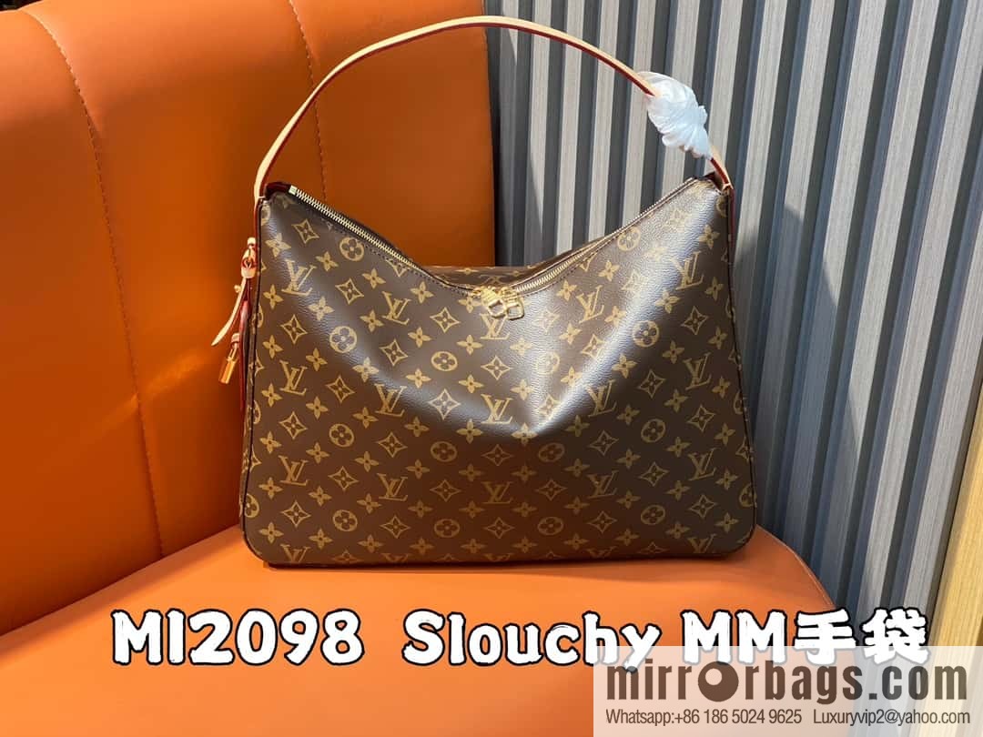 [Original order boutique] M12098 presbyopia, shopping bag, armpit bag series, variable size chip version NEW Slouchy MM handbag