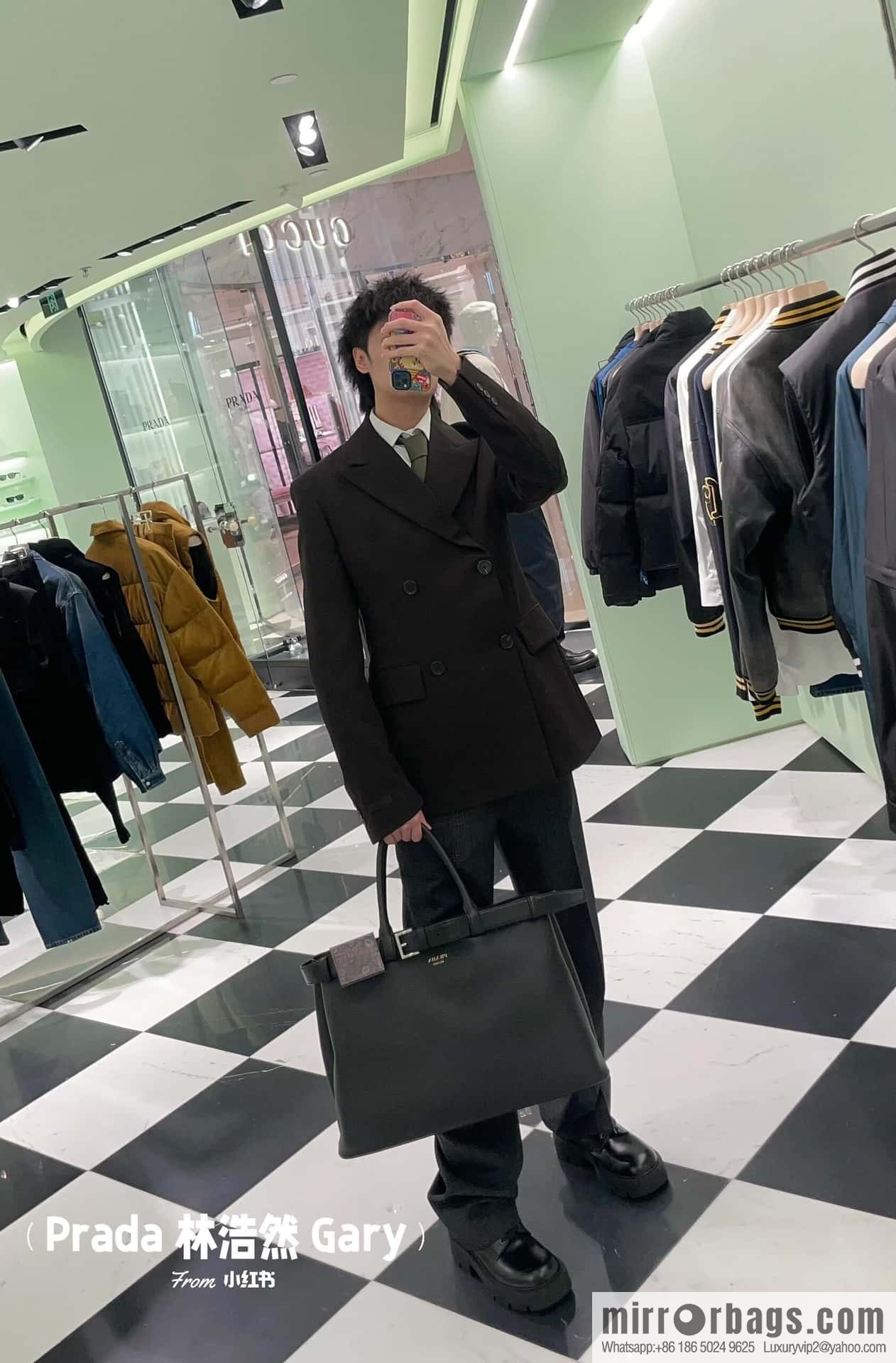 PRADA 🎉 new men's 🎉 1BA419 plus size