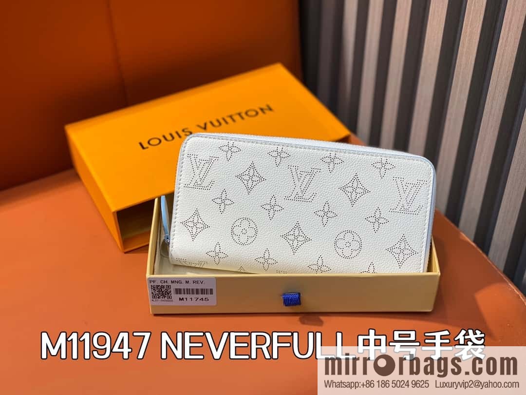 [Original single boutique] M11745 white hollow, single zipper wallet series Zippy zipper wallet M60017 11745 white (hollow)
