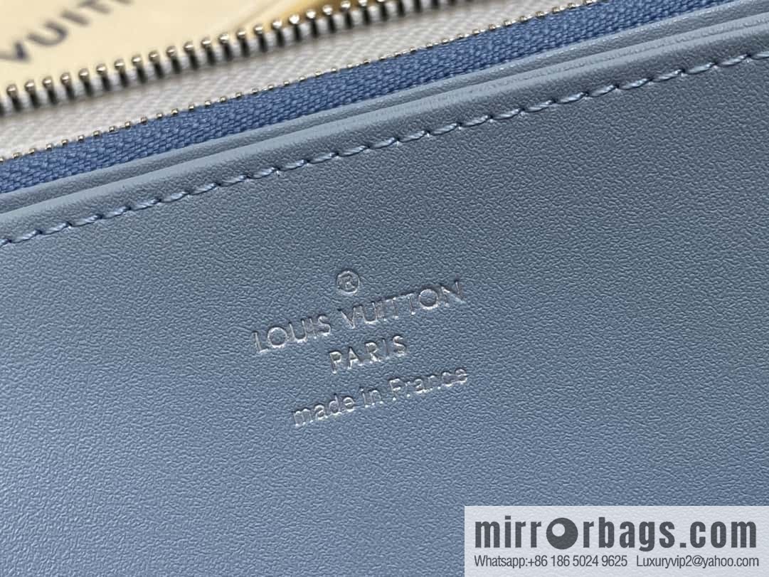 [Original single boutique] M11745 white hollow, single zipper wallet series Zippy zipper wallet M60017 11745 white (hollow)