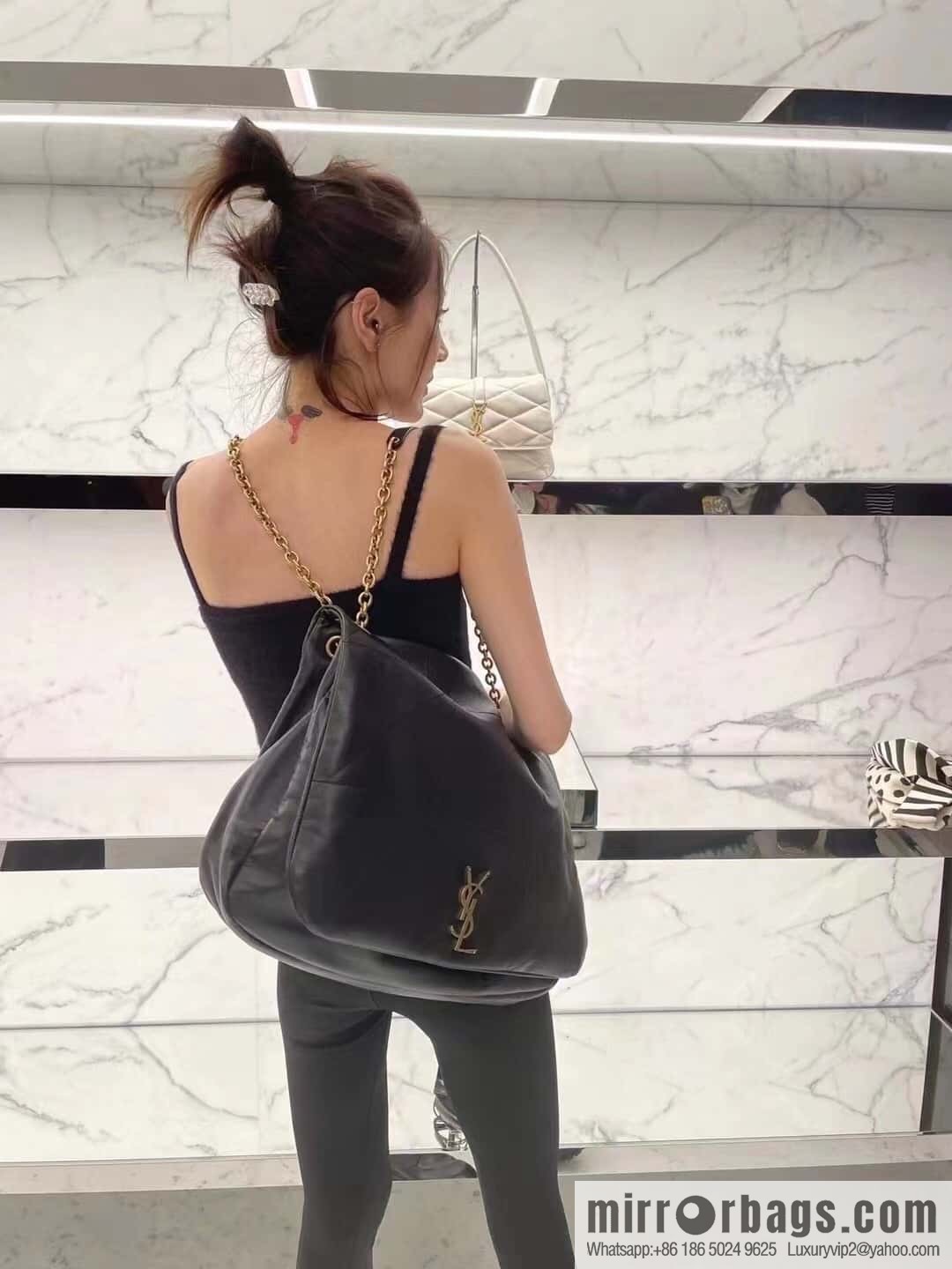 YSL 𝗝𝗔𝗠𝗜𝗘_ large sheepskin handbag 742431