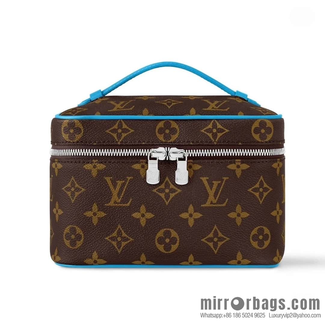 [Original order boutique] M42266 presbyopia blue, cosmetic bag series, variable code chip version Nine BB cosmetic bag M44495