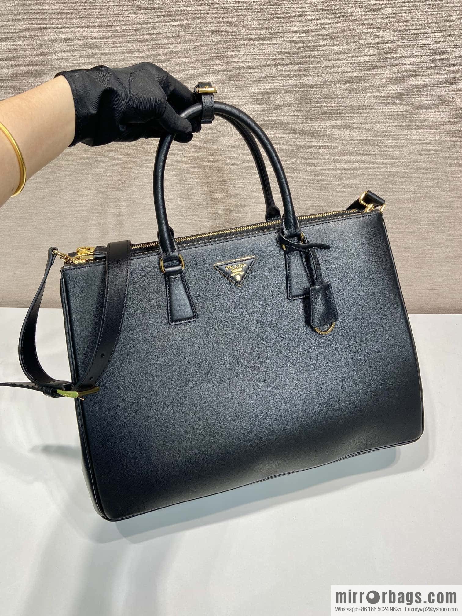 PRADA 🎉 new killer bag 🎉 1BA802 extra large plain weave 🎉 black